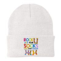 Rock Your Socks World Down Syndrome Awareness Knit Cap Winter Beanie