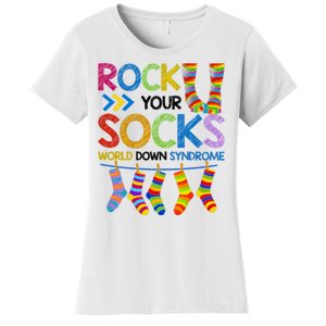 Rock Your Socks World Down Syndrome Awareness Women's T-Shirt