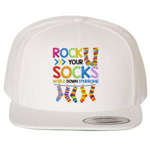 Rock Your Socks World Down Syndrome Awareness Wool Snapback Cap