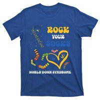 Rock Your Socks T21 Man Down Syndrome Awareness T-Shirt