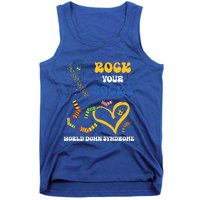 Rock Your Socks T21 Man Down Syndrome Awareness Tank Top