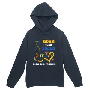 Rock Your Socks T21 Man Down Syndrome Awareness Urban Pullover Hoodie