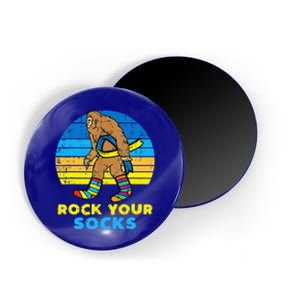 Rock Your Socks Awareness Sasquatch Down Syndrome Magnet