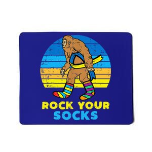 Rock Your Socks Awareness Sasquatch Down Syndrome Mousepad