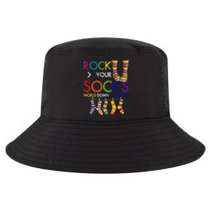 Rock Your Socks World Down Syndrome Awareness Cool Comfort Performance Bucket Hat