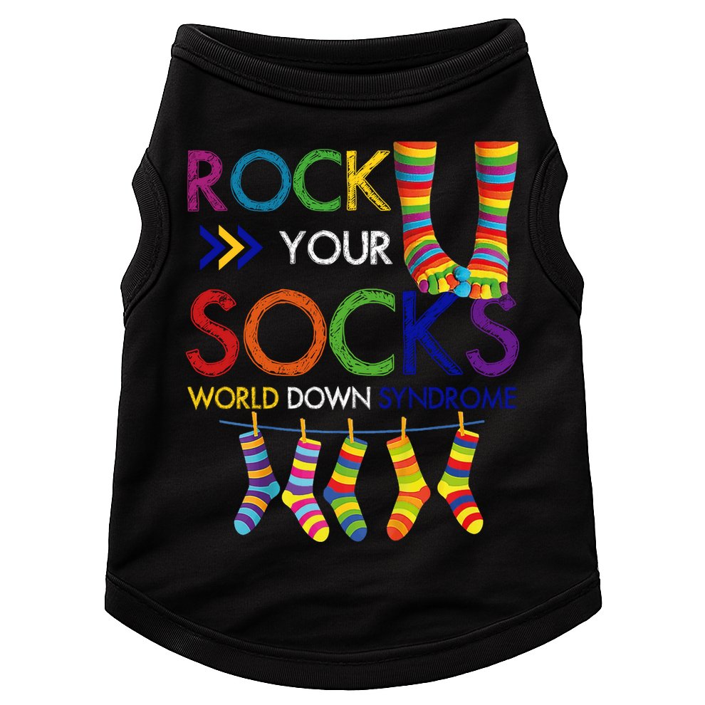 Rock Your Socks World Down Syndrome Awareness Doggie Tank
