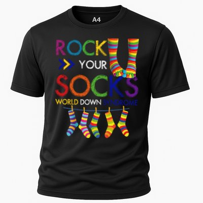 Rock Your Socks World Down Syndrome Awareness Performance Shirt