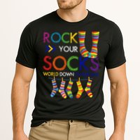 Rock Your Socks World Down Syndrome Awareness Cooling Performance Crew T-Shirt
