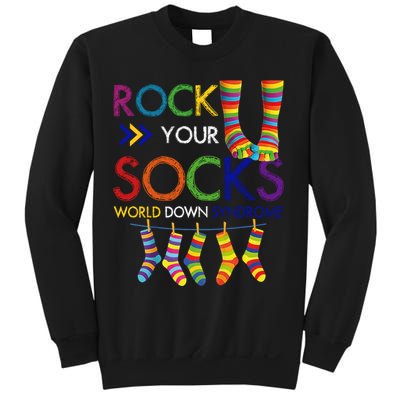 Rock Your Socks World Down Syndrome Awareness Sweatshirt