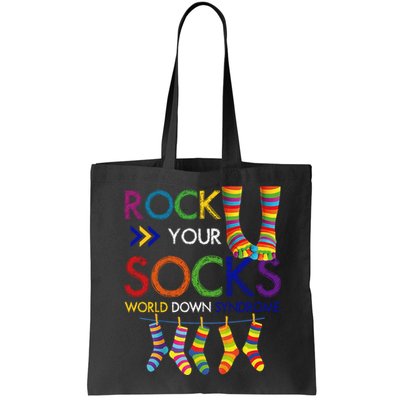 Rock Your Socks World Down Syndrome Awareness Bag