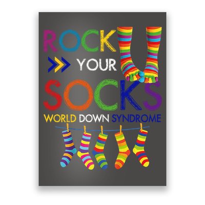 Rock Your Socks World Down Syndrome Awareness Poster