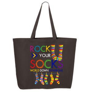 Rock Your Socks World Down Syndrome Awareness 25L Jumbo Tote