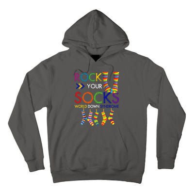 Rock Your Socks World Down Syndrome Awareness Tall Hoodie