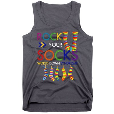 Rock Your Socks World Down Syndrome Awareness Tank Top