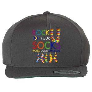 Rock Your Socks World Down Syndrome Awareness Wool Snapback Cap