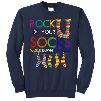 Rock Your Socks World Down Syndrome Awareness Sweatshirt