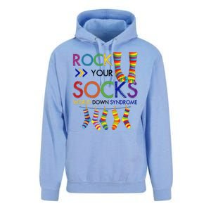 Rock Your Socks World Down Syndrome Awareness Unisex Surf Hoodie