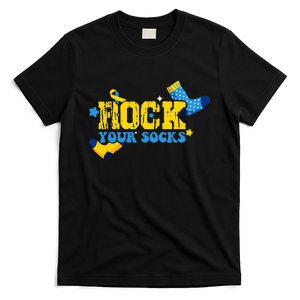 Rock Your Socks World Down Syndrome Awareness Day T-Shirt