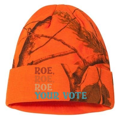 Roe Your Vote Pro Choice Women’S Rights Vintage Retro Kati Licensed 12" Camo Beanie