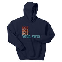 Roe Your Vote Pro Choice Women’S Rights Vintage Retro Kids Hoodie