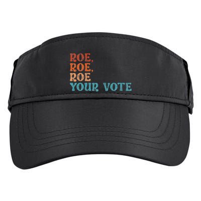 Roe Your Vote Rights Vintage Retro Adult Drive Performance Visor