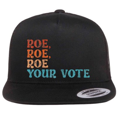 Roe Your Vote Rights Vintage Retro Flatbill Hat