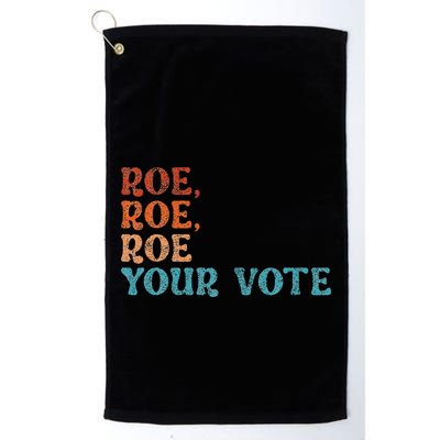 Roe Your Vote Rights Vintage Retro Golf Towel