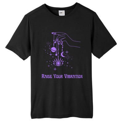 Raise Your Vibration New Age Purple Law Of Attraction Cute Gift Tall Fusion ChromaSoft Performance T-Shirt