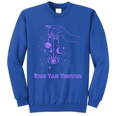 Raise Your Vibration New Age Purple Law Of Attraction Cute Gift Sweatshirt