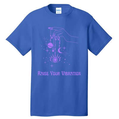 Raise Your Vibration New Age Purple Law Of Attraction Cute Gift Tall T-Shirt