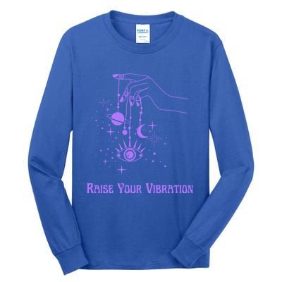 Raise Your Vibration New Age Purple Law Of Attraction Cute Gift Tall Long Sleeve T-Shirt