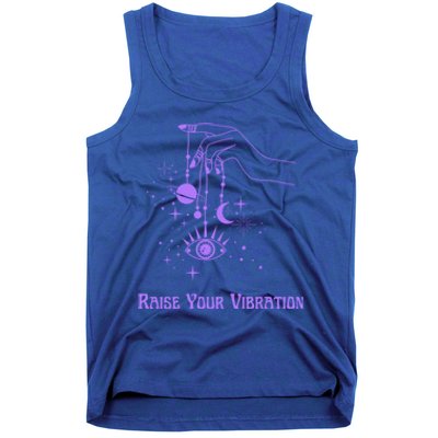 Raise Your Vibration New Age Purple Law Of Attraction Cute Gift Tank Top