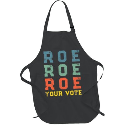 Roe Your Vote Pro Choice Vintage Retro Apron
