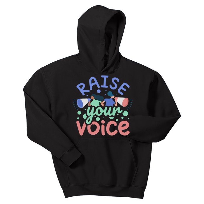 Raise Your Voice Kids Hoodie