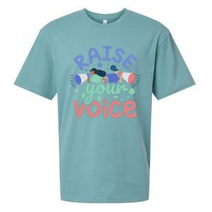 Raise Your Voice Sueded Cloud Jersey T-Shirt