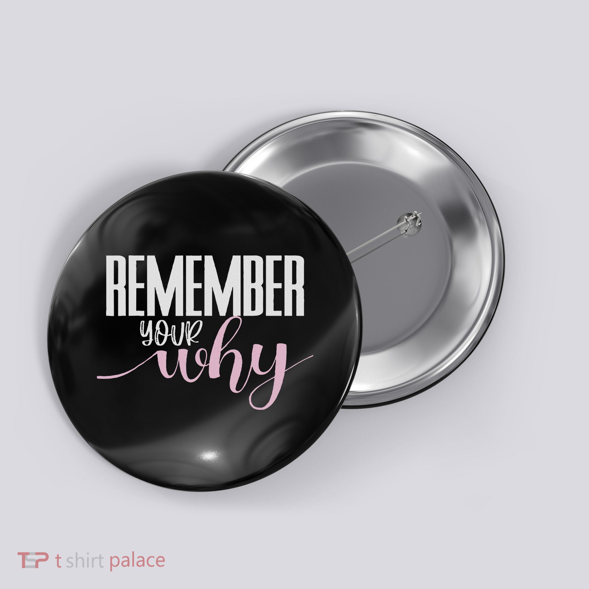 Remember Your Why Gym Motivation Fitness Inspirational Button