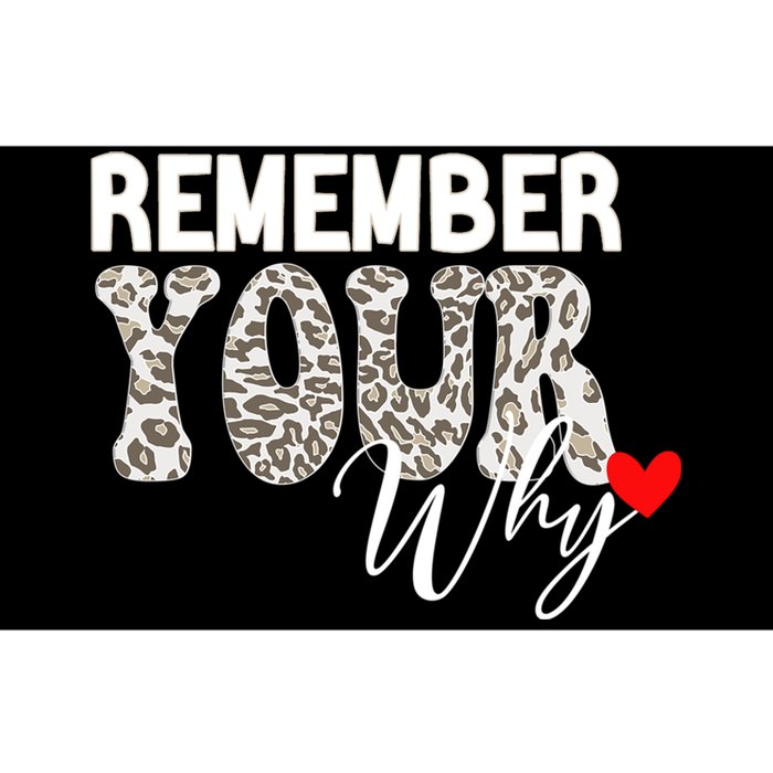 Remember Your Why Cool Funny Motivation Inspirational Quote Bumper Sticker