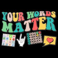 Retro Your Words Matters Speech Therapy Specialist Doggie Tank