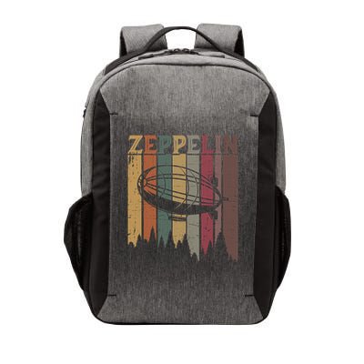 Retro Zeppelin 70s 80s Dirigible Airship Zepelin Zepplin Vector Backpack