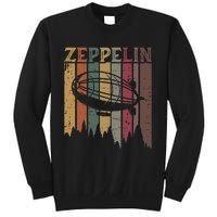 Retro Zeppelin 70s 80s Dirigible Airship Zepelin Zepplin Sweatshirt