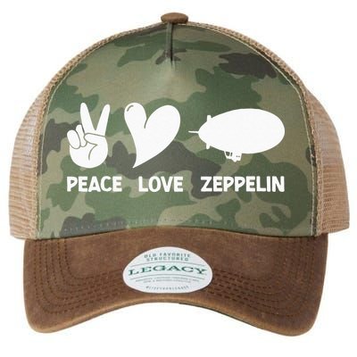 Retro Zeppelin 70s 80s Dirigible Airship Zepelin Zepplin Legacy Tie Dye Trucker Hat