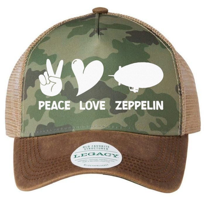 Retro Zeppelin 70s 80s Dirigible Airship Zepelin Zepplin Legacy Tie Dye Trucker Hat