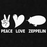 Retro Zeppelin 70s 80s Dirigible Airship Zepelin Zepplin Ladies PosiCharge Tri-Blend Wicking Tank
