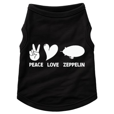 Retro Zeppelin 70s 80s Dirigible Airship Zepelin Zepplin Doggie Tank