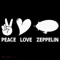 Retro Zeppelin 70s 80s Dirigible Airship Zepelin Zepplin Performance Shirt
