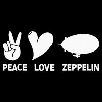 Retro Zeppelin 70s 80s Dirigible Airship Zepelin Zepplin Backpack