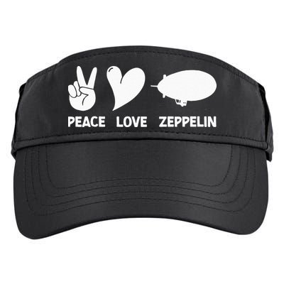 Retro Zeppelin 70s 80s Dirigible Airship Zepelin Zepplin Adult Drive Performance Visor