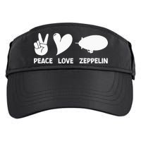 Retro Zeppelin 70s 80s Dirigible Airship Zepelin Zepplin Adult Drive Performance Visor