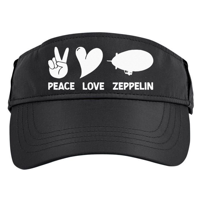 Retro Zeppelin 70s 80s Dirigible Airship Zepelin Zepplin Adult Drive Performance Visor