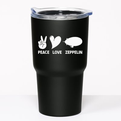 Retro Zeppelin 70s 80s Dirigible Airship Zepelin Zepplin Tumbler